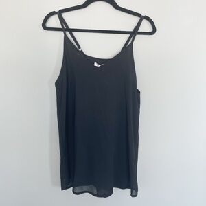 SoTeer Camisole Tank Top Women’s Black Lined Boho Adjustable Straps Small NEW